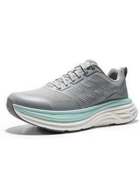 NORTIVE-8 Women's Grey Athletic Running Shoe with Mint Accent NIB Size 8